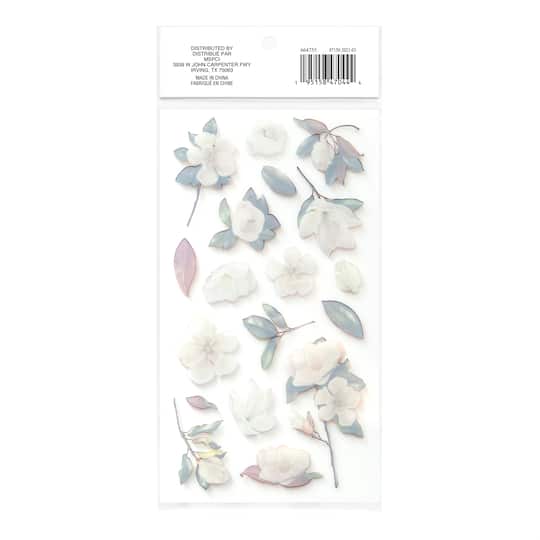 12 Pack: Magnolia Dimensional Stickers by Recollections™